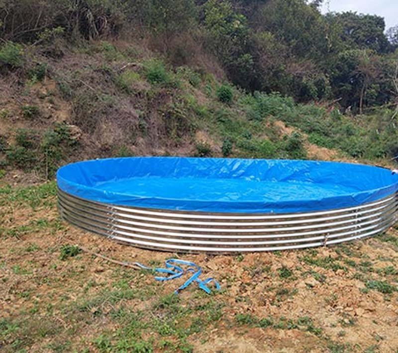 Commercial PVC Liner Fish Farming Tank