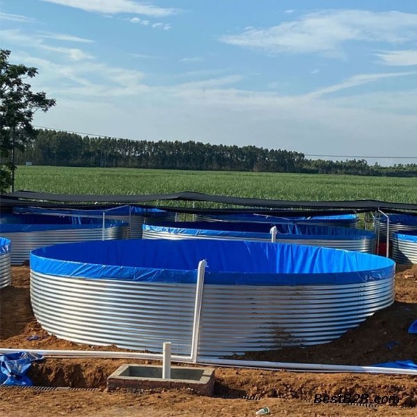 Open Top Galvanized Water Pool for Farm Use