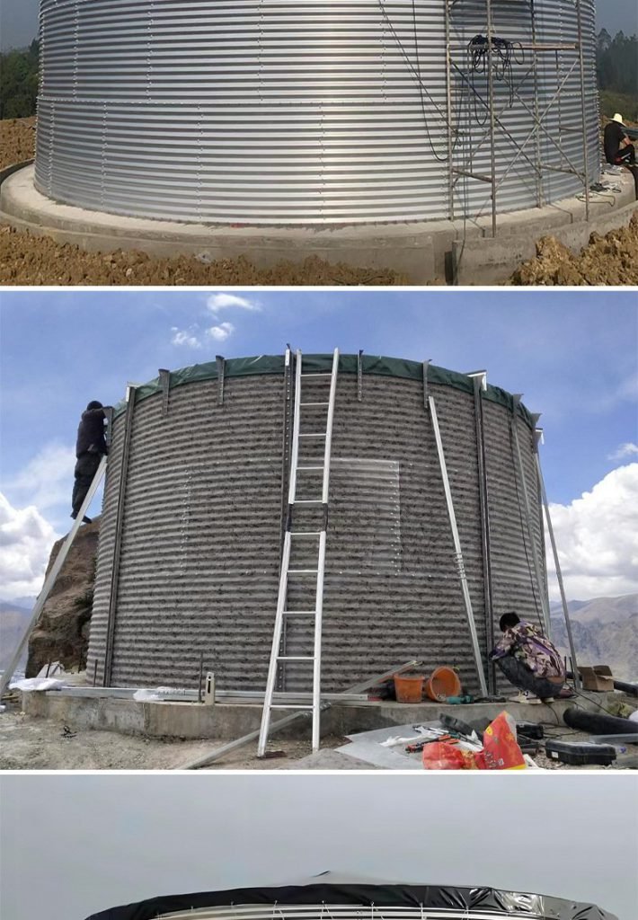 Corrugated Steel Water Reservoir for Irrigation Projects
