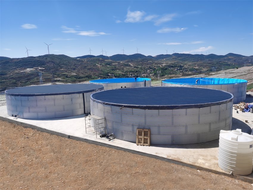 Modular Orchard Irrigation Reservoir Tank